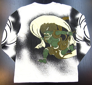 風神雷神和柄Tシャツ